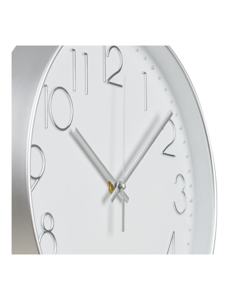 Horloge murale silencieuse verre argenté 30 cm Lalibela House Nordic - 4