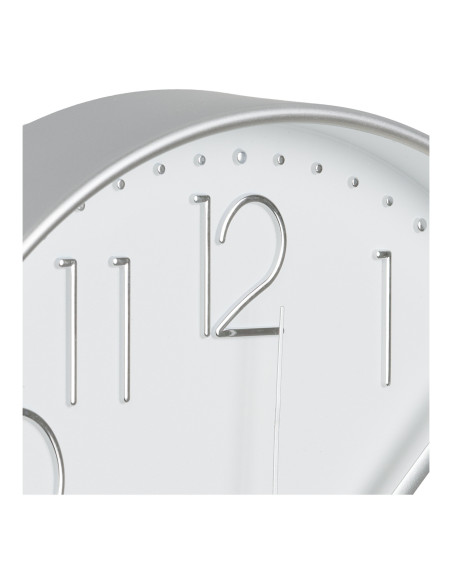 Horloge murale silencieuse verre argenté 30 cm Lalibela House Nordic - 5