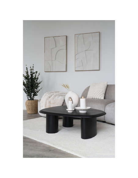 Tapis laine écru relief 160x230 cm Pune House Nordic - 2