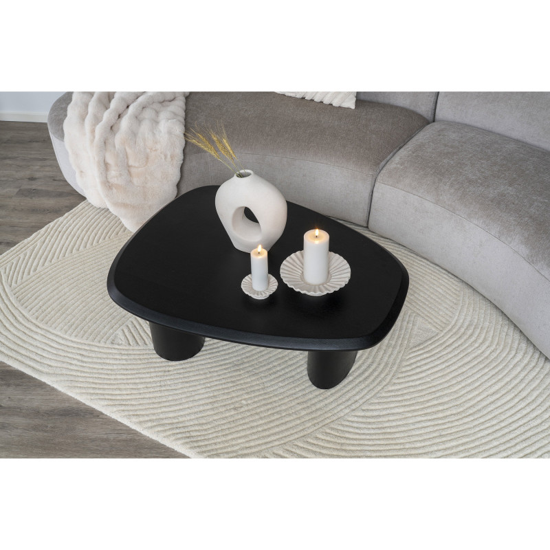 Tapis laine écru relief 160x230 cm Pune House Nordic - 4