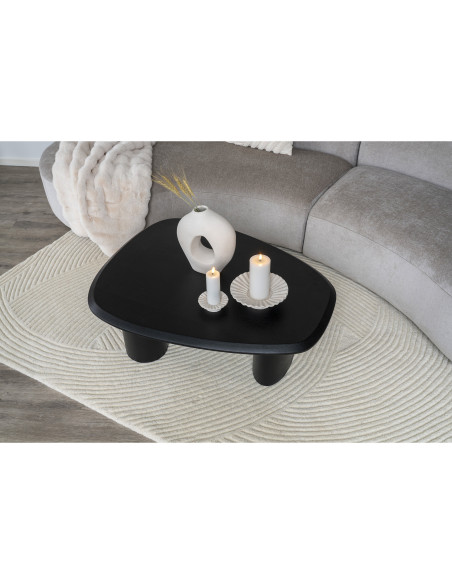Tapis laine écru relief 160x230 cm Pune House Nordic - 4