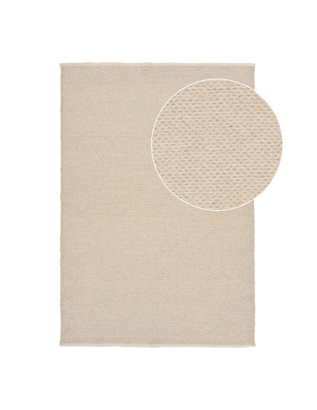Tapis laine beige tissé main 200x300 cm Gaya House Nordic - 3