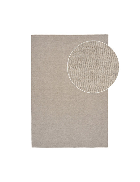Tapis laine sable tissé main 160x230 cm Nila House Nordic - 3