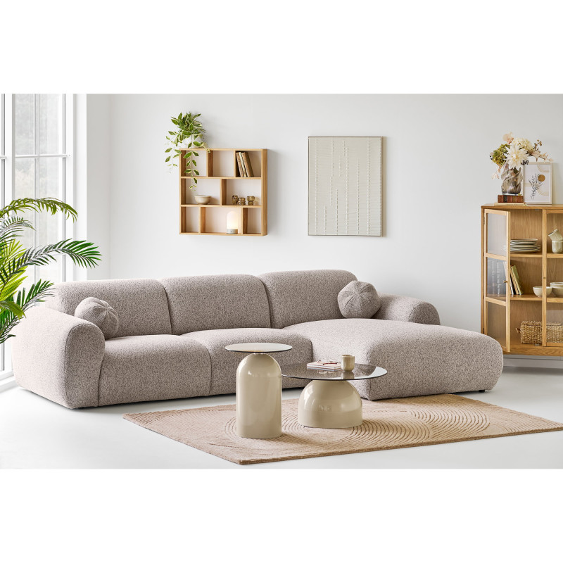 Tapis laine marron relief 160x230 cm Pune House Nordic - 2