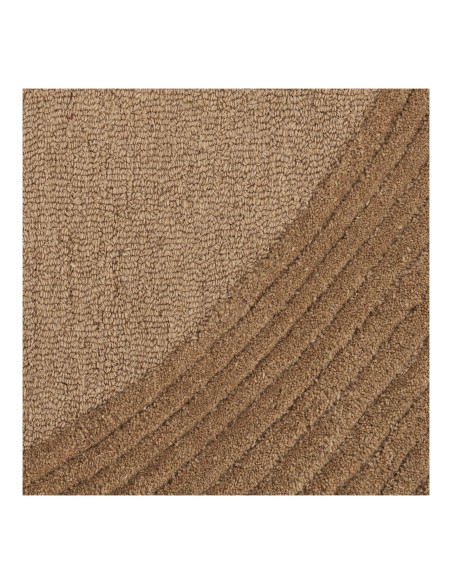 Tapis laine marron relief 160x230 cm Pune House Nordic - 4