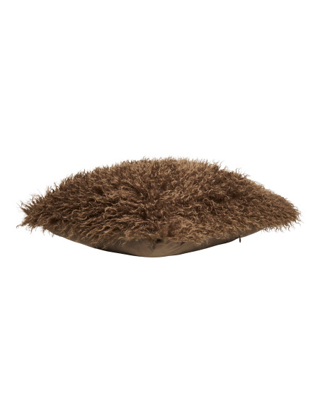 Coussin imitation fourrure marron 45x45 cm Zaria House Nordic - 3