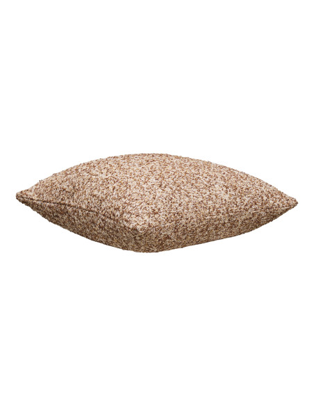 Coussin bouclette marron beige 45x45 cm Lamu House Nordic - 3