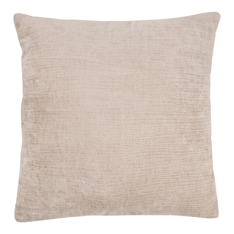 Coussin beige tissé 45x45 cm Leros House Nordic - 1