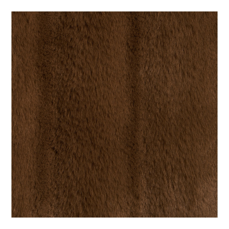 Coussin imitation fourrure marron 45x45 cm Galena House Nordic - 3