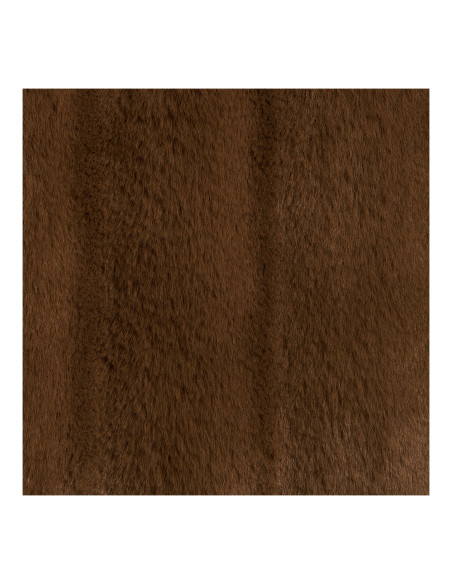 Coussin imitation fourrure marron 45x45 cm Galena House Nordic - 3
