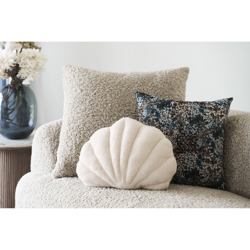Coussin coquillage beige 45x35 cm Darling House Nordic - 2