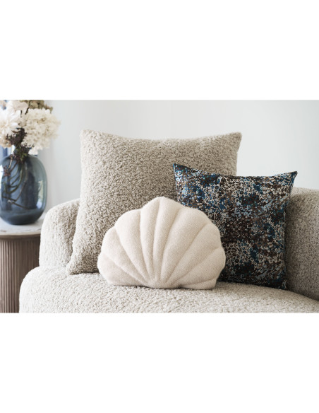 Coussin coquillage beige 45x35 cm Darling House Nordic - 2