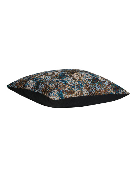Coussin floral bleu marron 45x45 cm Blossom House Nordic - 3