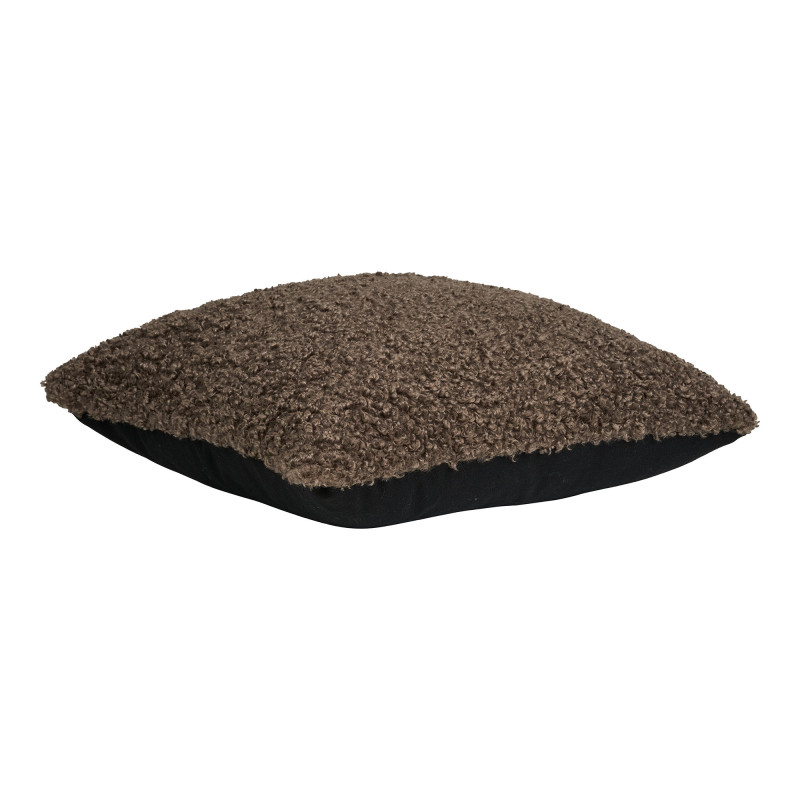 Coussin bouclette gris foncé 45x45 cm Tavira House Nordic - 3