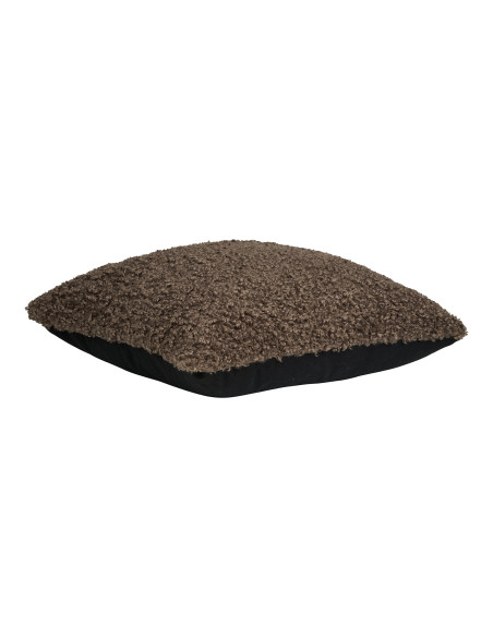 Coussin bouclette gris foncé 45x45 cm Tavira House Nordic - 3