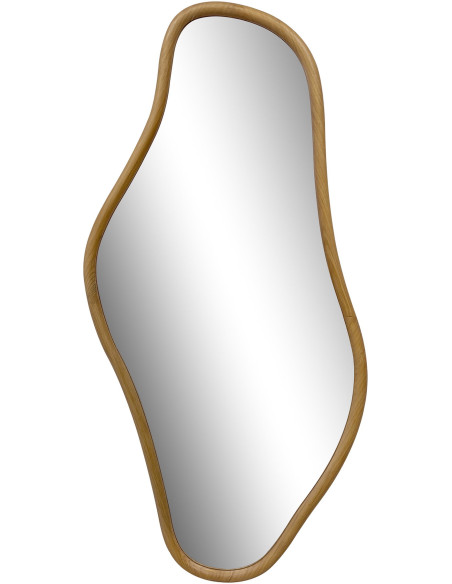 Miroir organique bois naturel 60x120 cm Brandsby House Nordic - 1
