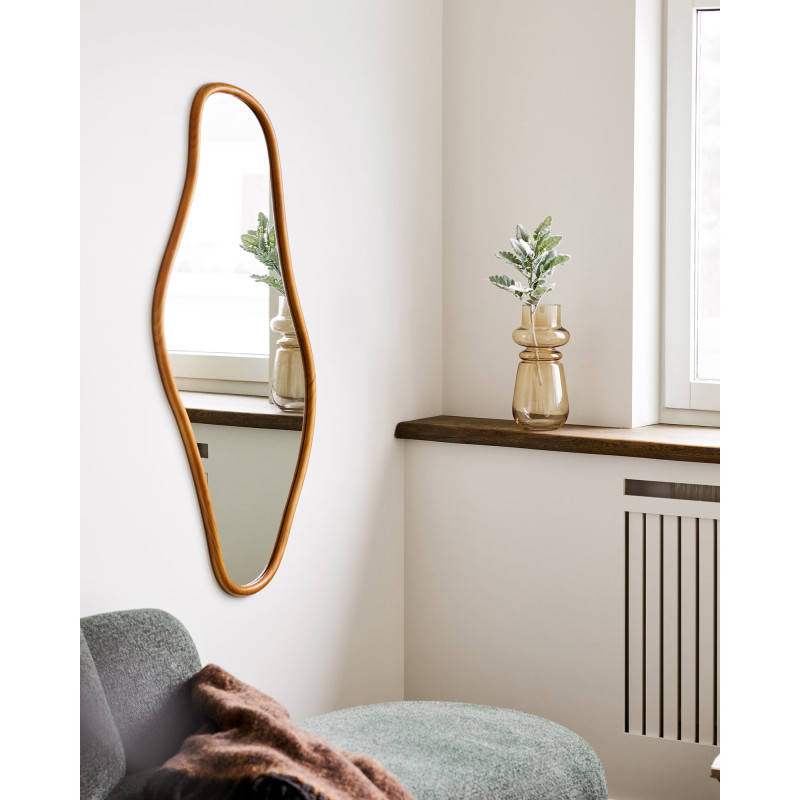 Miroir organique bois naturel 60x120 cm Brandsby House Nordic - 3