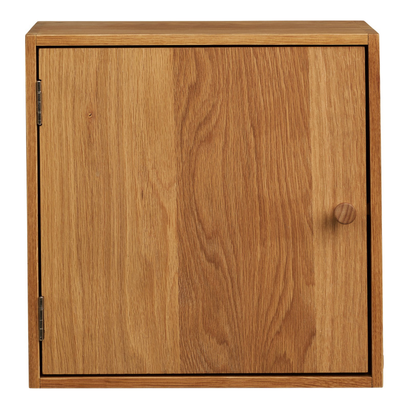 Étagère murale chêne avec porte 30x18x30 cm Townsville House Nordic - 3