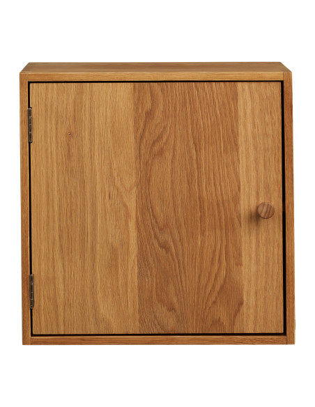 Étagère murale chêne avec porte 30x18x30 cm Townsville House Nordic - 3