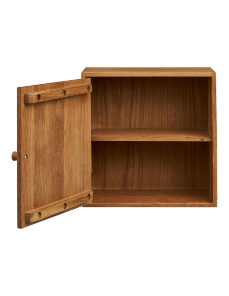 Étagère murale chêne avec porte 30x18x30 cm Townsville House Nordic - 4