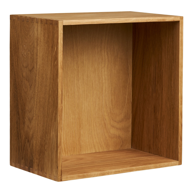 Étagère cube murale chêne naturel 30x18x30 cm Townsville House Nordic - 2