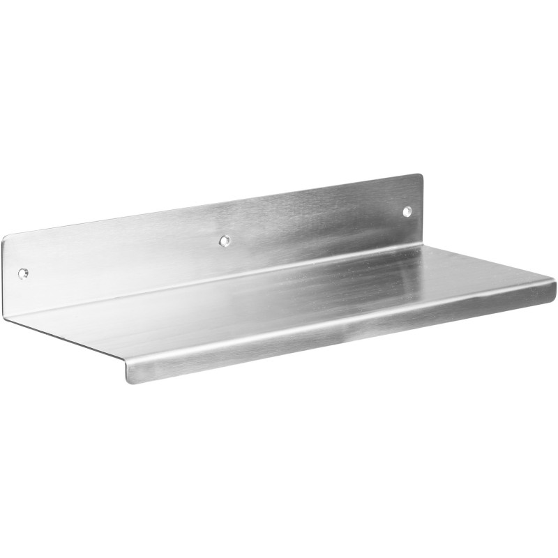 Étagère murale inox brossé argenté 40x15x8 cm Nagoya House Nordic - 1