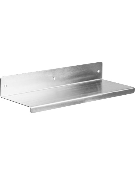 Étagère murale inox brossé argenté 40x15x8 cm Nagoya House Nordic - 1