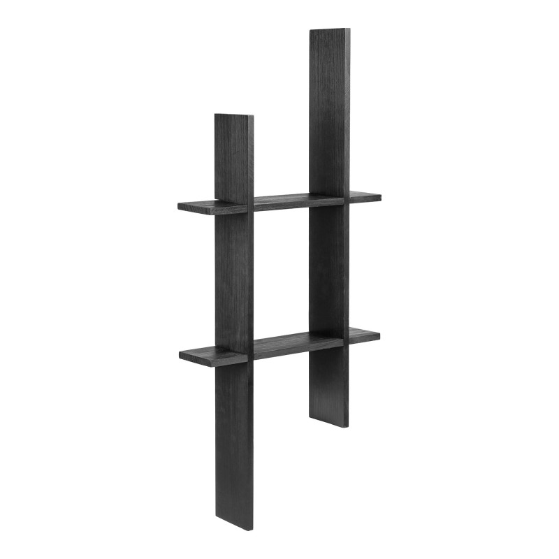 Étagère murale noire en bois FSC 86x10x38 cm Mostar House Nordic - 4