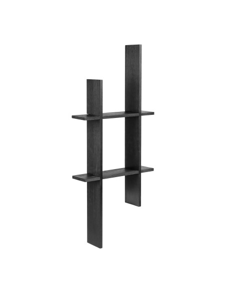 Étagère murale noire en bois FSC 86x10x38 cm Mostar House Nordic - 4