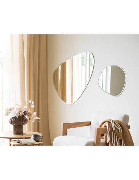 Miroir mural organique biseauté 70x100 cm Devonport House Nordic - 4