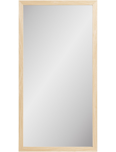 Miroir mural cadre bois clair 45x75 cm Scottsdale House Nordic - 1
