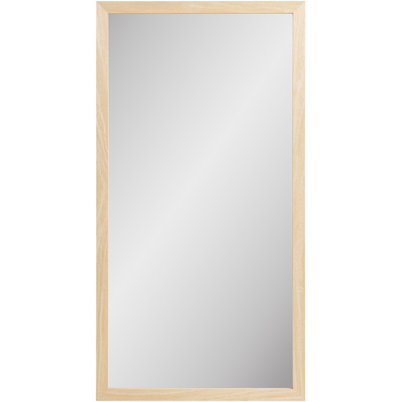 Miroir mural cadre bois clair 45x75 cm Scottsdale House Nordic - 1