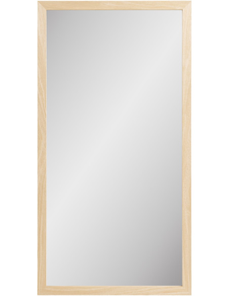 Miroir mural cadre bois clair 45x75 cm Scottsdale House Nordic - 1