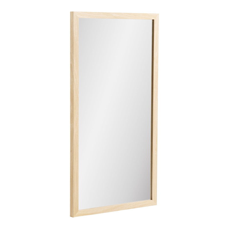 Miroir mural cadre bois clair 45x75 cm Scottsdale House Nordic - 3