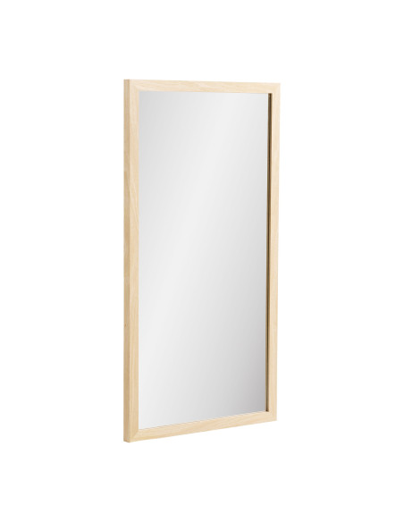 Miroir mural cadre bois clair 45x75 cm Scottsdale House Nordic - 3