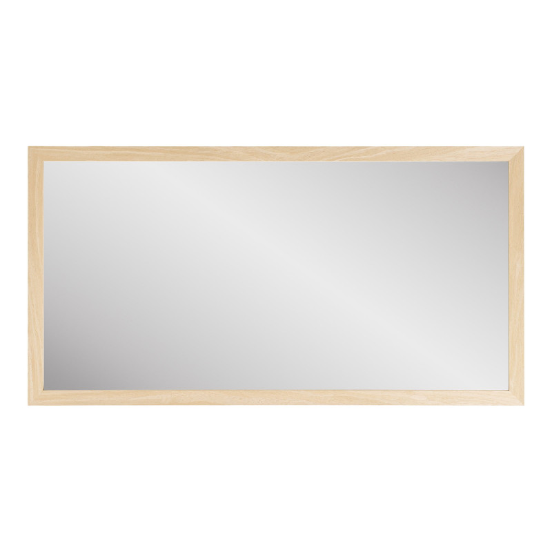 Miroir mural cadre bois clair 45x75 cm Scottsdale House Nordic - 4