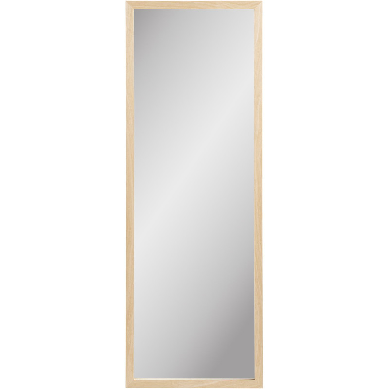 Miroir mural cadre effet bois clair 45x110 cm Scottsdale House Nordic - 1