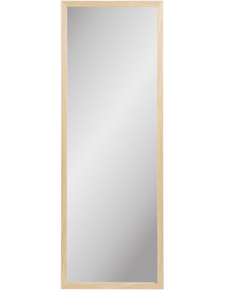 Miroir mural cadre effet bois clair 45x110 cm Scottsdale House Nordic - 1