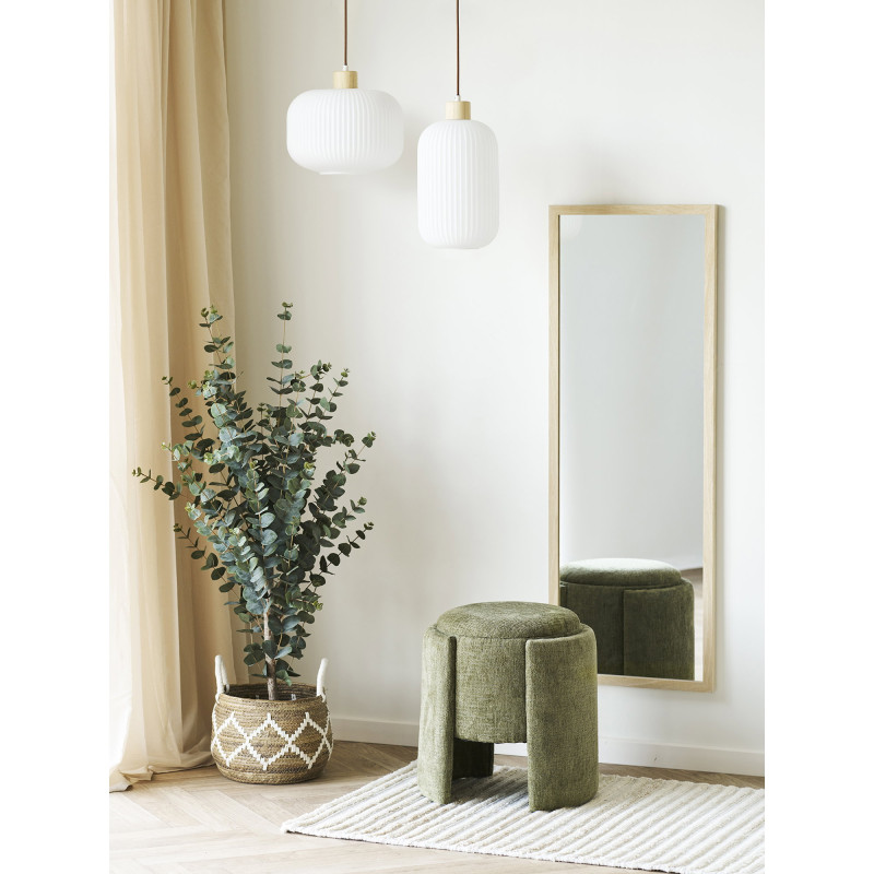 Miroir mural cadre effet bois clair 45x110 cm Scottsdale House Nordic - 6