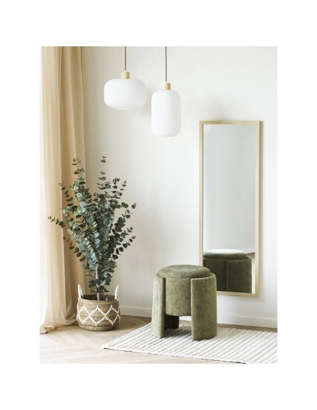 Miroir mural cadre effet bois clair 45x110 cm Scottsdale House Nordic - 6