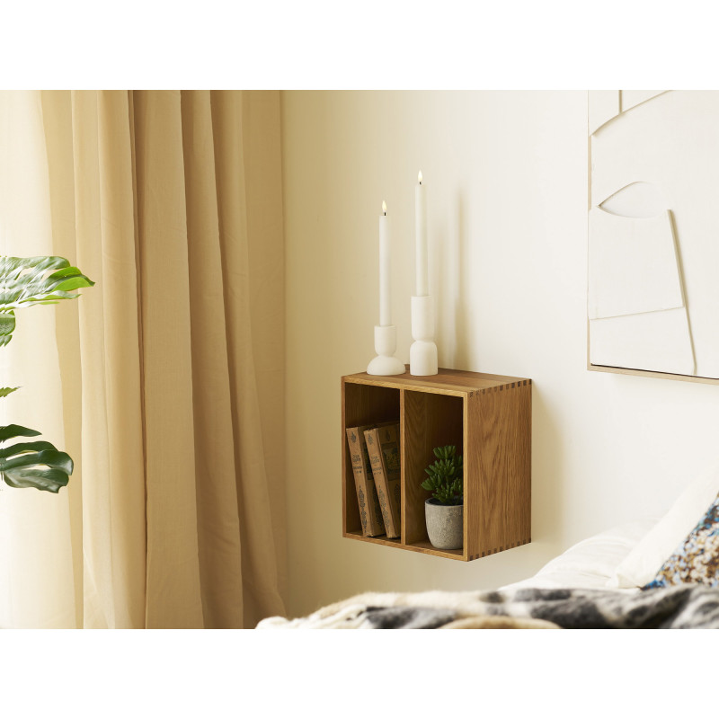 Étagère murale cube chêne FSC 30x18x30 cm Townsville House Nordic - 2