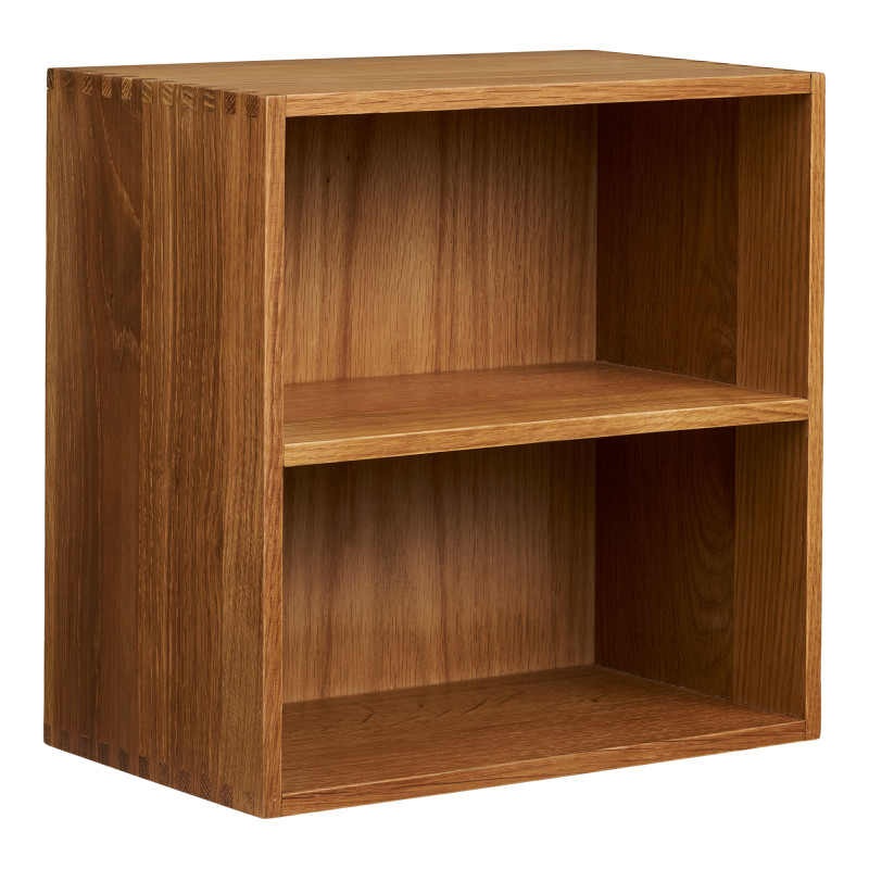 Étagère murale cube chêne FSC 30x18x30 cm Townsville House Nordic - 1