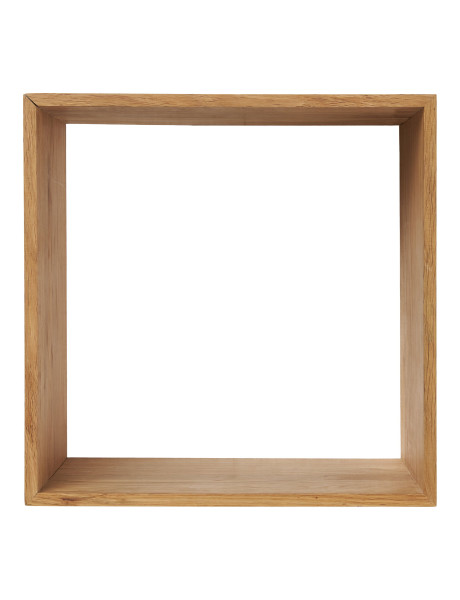 Étagère cube murale chêne FSC 30x18x30 cm Lattoon House Nordic - 1