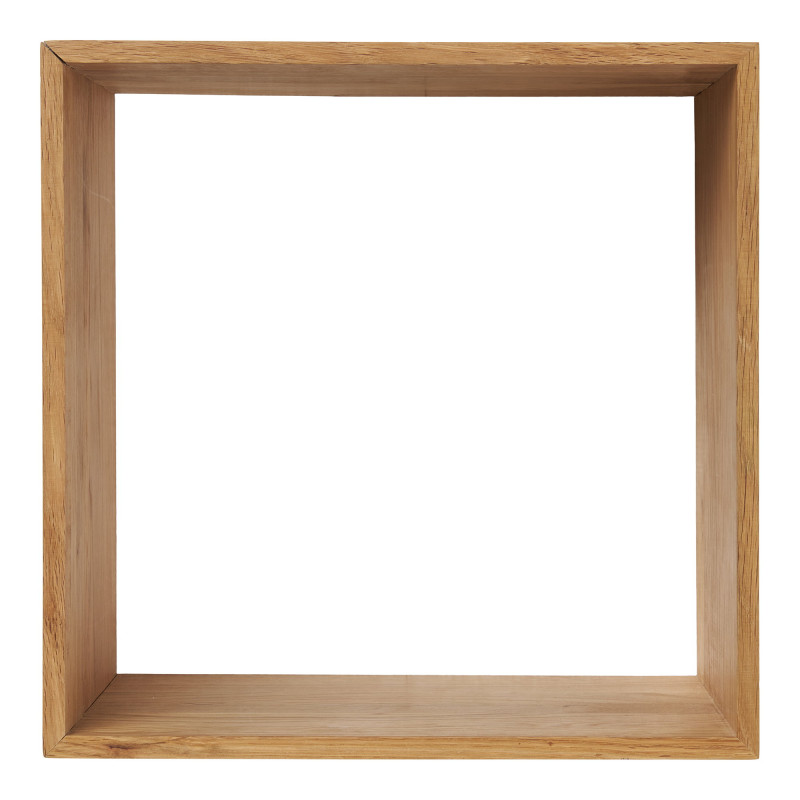 Étagère cube murale chêne FSC 30x18x30 cm Lattoon House Nordic - 1