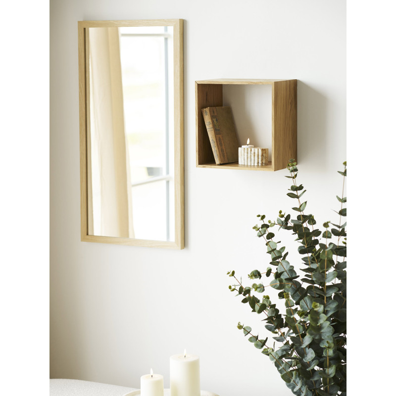 Étagère cube murale chêne FSC 30x18x30 cm Lattoon House Nordic - 2