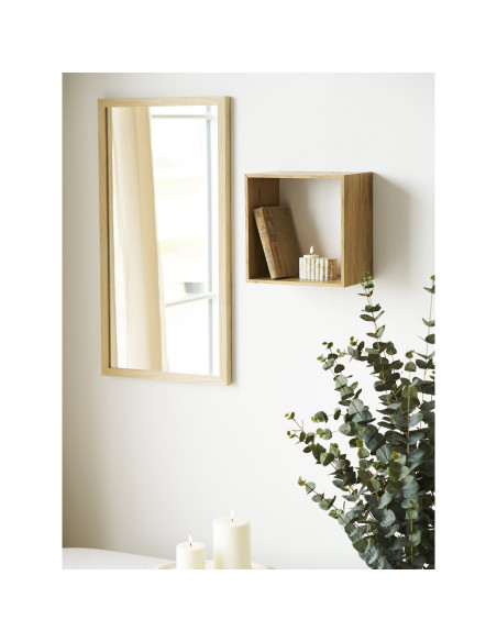 Étagère cube murale chêne FSC 30x18x30 cm Lattoon House Nordic - 2