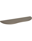 Étagère murale arrondie MDF marron 57 cm Botta