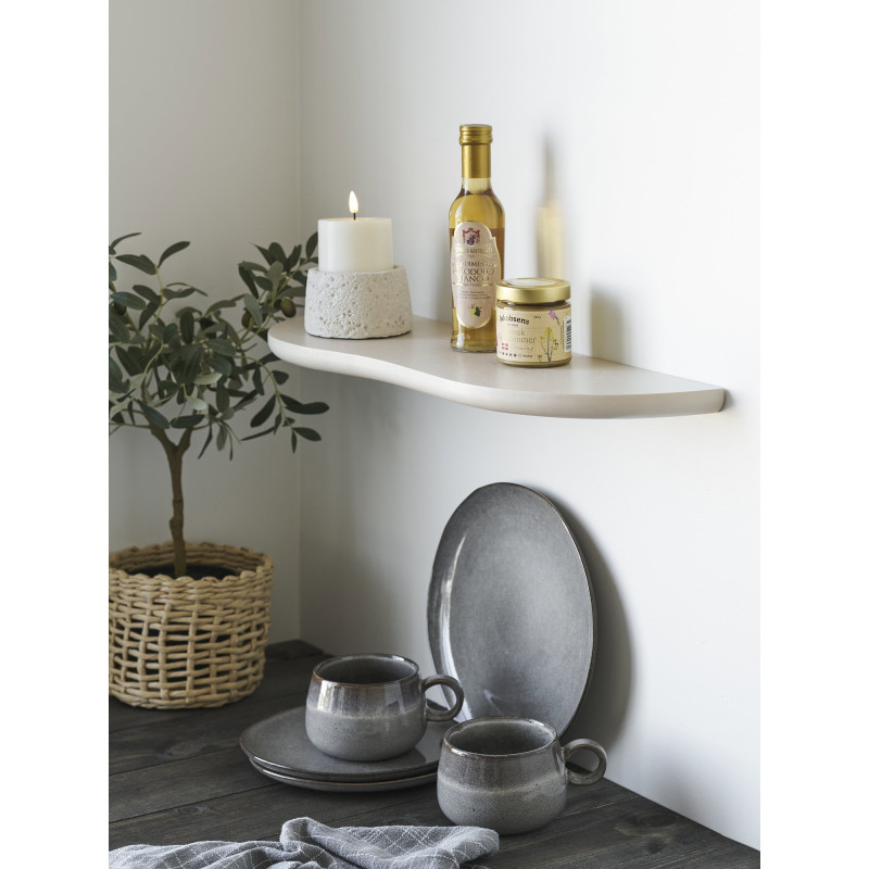 Étagère murale arrondie MDF beige 57 cm Botta House Nordic - 2