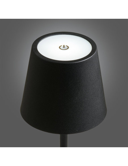 Lampe de table sans fil rechargeable noire 37 cm Bradford House Nordic - 5