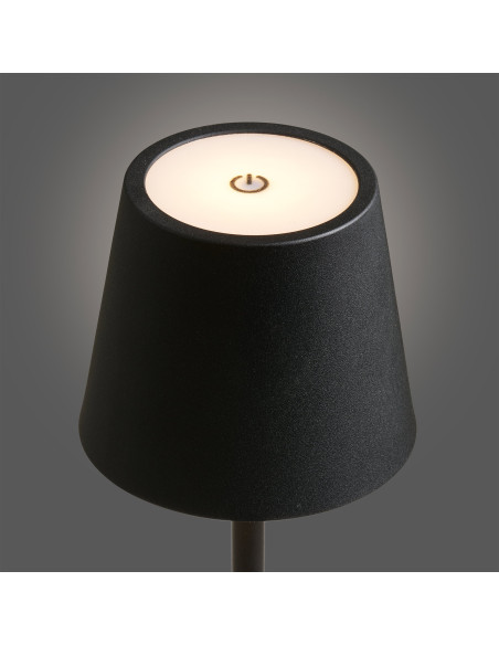 Lampe de table sans fil rechargeable noire 37 cm Bradford House Nordic - 6